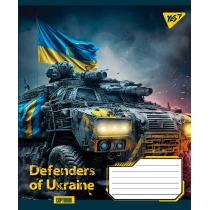 Зошит 24 аркушів, лінія,"Defenders of Ukraine"