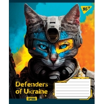 Зошит 24 аркушів, лінія,"Defenders of Ukraine"