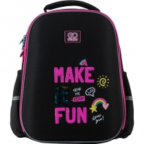 Рюкзак шкільний GoPack Education напівкаркасний 165M-1 Make it fun