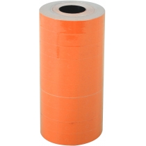 Етикетки-цінники Economix 23х16 мм помаранчеві (700 шт. / рул.), E21302-06