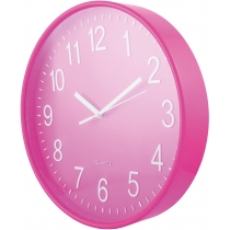 Годинник настінний RONDO Economix PROMO рожевий