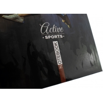 Блокнот "Sports" А5, 80 аркушів, повнокольоровий обкложка