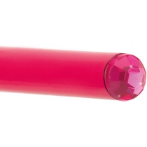 Олівець чорнографітний HB із рожевим кристалом