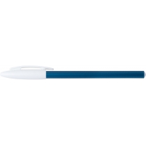 Ручка масляна ECONOMIX PEARL 0,7 мм. Корпус асорті, пише синім