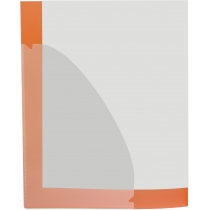 Папка А4 з 30 файлами Optima "FLEX", помаранчева