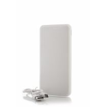 Мобільна батарея (Power Bank) Optima 4110, 8 000 mAh, 2*USB output, 5V 2.1A, колір білий