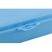Ланч-бокс (контейнер для їжі) ECONOMIX SNACK 750 мл, пастельно блакитний