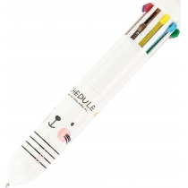 Ручка кулькова Rabbit, 10 кольорів в 1 ручці, асорті