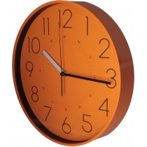 Годинник настінний пластиковый Optima FLASH, помаранчевий