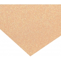 Картон з блискітками флуоресцентний 290±10 г/м 2. Формат A4 (21х29,7см), ніжний персиковий