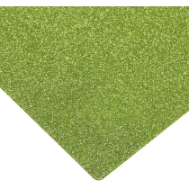Флізелін з блискітками, 20х30 см, 220±10 г/м 2, зелений