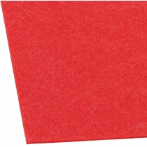 Фетр листковий (поліестер) на клейкій основі, 20х30см, 180г/м2, червоний