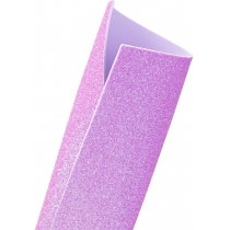 Фоаміран з блискітками, 20х30 см, 2 мм, неоновий фіолетовий