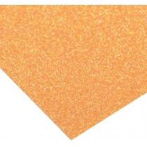 Картон з блискітками флуоресцентний 290±10 г/м 2. Формат A4 (21х29,7см), солодкий мандариновий