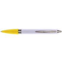 Ручка кулькова Economix promo PARIS. Корпус жовтий, пише синім