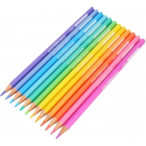 Олівці кольорові преміум "PASTEL" тригранні, 12 кольорів