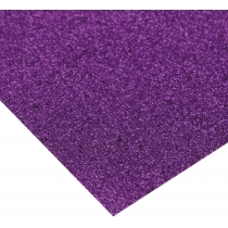 Картон з блискітками 290±10 г/м 2. Формат A4 (21х29,7см), фіолетовий