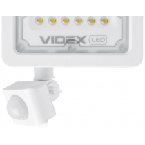 LED прожектор VIDEX F2e 20W 5000K з датчиком руху та освітленості