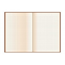Щоденник недатований, Optima тиснення Notebook, Vivella, кремовий блок, клітинка, сірий, А5