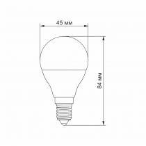 Лампа LED VIDEX  G45e 3.5W E14 3000K