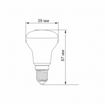 Лампа LED VIDEX  R39e 4W E14 3000K