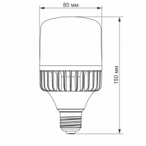 Лампа LED VIDEX A80 30W E27 5000K