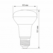 Лампа LED VIDEX  R63e 9W E27 4100K