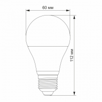 Лампа LED VIDEX  A60eD 10W E27 4100K дімерна