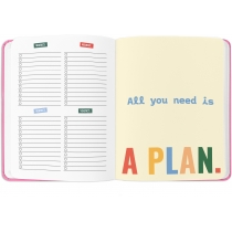 Блокнот для планування "I HAVE A PLAN" рожевий