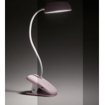 Лампа настольна Philips LED Reading Desk lamp Donutclip 3W, 4000K, 1200mAh (Lithium battery), рожеви