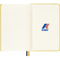 Записник Moleskine x K-Way 13 х 21 см 240 сторінок Лінійка Жовтий Нейлон