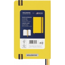 Записник Moleskine x K-Way 13 х 21 см 240 сторінок Лінійка Жовтий Нейлон