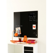 Дошка скляна магнітно-маркерна, ТМ 2x3, 60 x 40 см., колір чорний