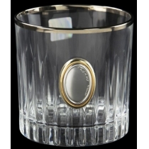 Набір склянок з графіном Boss Crystal «Гармонія Gold» для віскі, 5 предметів