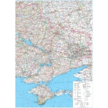Карта автошляхів. Україна, м-б 1:1 000 000