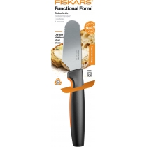 Кухонний ніж для масла Fiskars Functional Form, 8см, нержавіюча сталь, пластик, чорний