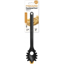 Ложка для спагеті Fiskars Functional Form, 36.5см, пластик, силікон, чорний