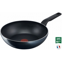 Сковорода ВОК Tefal Generous Cook, 28см, алюміній, бакеліт, чорний