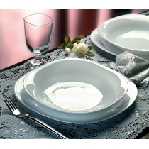 Салатник Bormioli Rocco Parma, 24x24см, 1700мл, опалове скло, білий