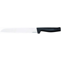 Кухонний ніж для хліба Fiskars Hard Edge, 22см, нержавіюча сталь, пластик, чорний