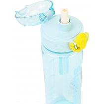 Пляшка для води Optima Straw, 500 мл, світло-синя