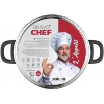 Каструля Bravo Chef L"Appetit 22 см (3.8 л) (BC-2003-22)