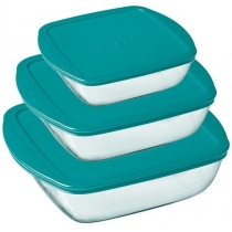 Форма з кришкою Pyrex Cook&Store, 28х20х8 см