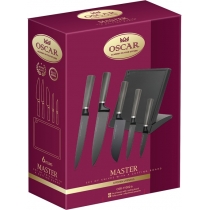 Набір ножів OSCAR MASTER, 5 ножів + обробна дошка