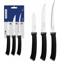 Набір ножів TRAMONTINA FELICE black, 3 предмети