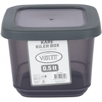 Контейнер для сипучих Violet House 0309 Transparent Black 0.5 л