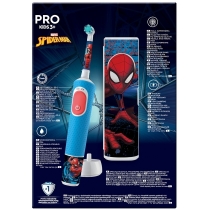 Електрична зубна щітка ТМ Oral-B Pro Kids (3+років) D103.413.2KX Spiderman типу 3708+дорожній чохол