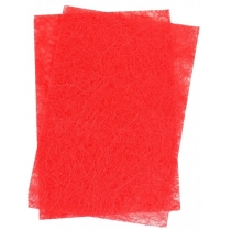 Набір сизалі червоного кольору, 20*30 см, 5 листів