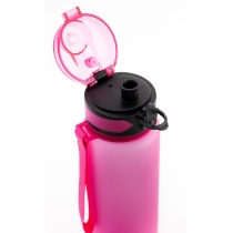 Пляшка для води, Optima, Coast, 500 мл, рожева, без принта