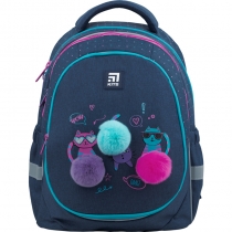 Набір рюкзак + пенал + сумка для взуття Kite 700M(2p) Wow Cats